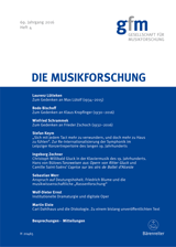 Die Musikforschung - Zeitschrift